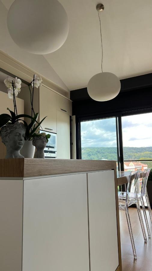 Atico De Diseno Con Terraza En El Centro De Olotアパートメント エクステリア 写真