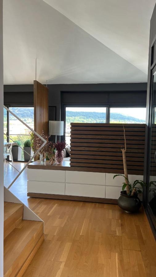 Atico De Diseno Con Terraza En El Centro De Olotアパートメント エクステリア 写真